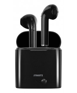 Deltaco TWS-0007 kuulokkeet ja kuulokemikrofoni Langaton In-ear Bluetooth musta