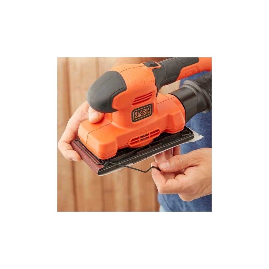 Black & Decker BEW220 Epäkeskohiomakone 14000 RPM musta, Oranssi – 4