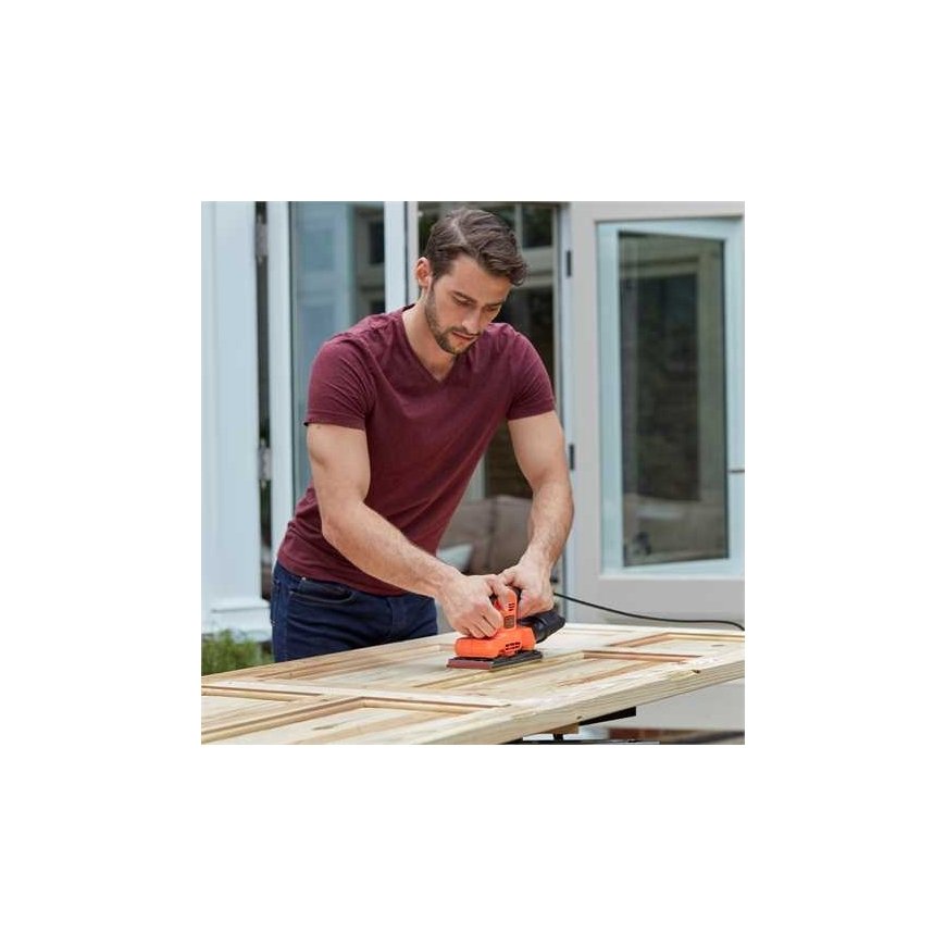 Black & Decker BEW220 Epäkeskohiomakone 14000 RPM musta, Oranssi – 5