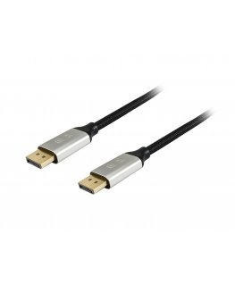 Equip 119261 DisplayPort кабель 1 m Алюминий, Черный