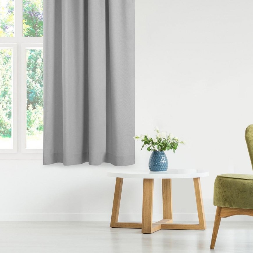 Homede CARMENA BRAID EYELETS G Grey curtains 150x245 – 5