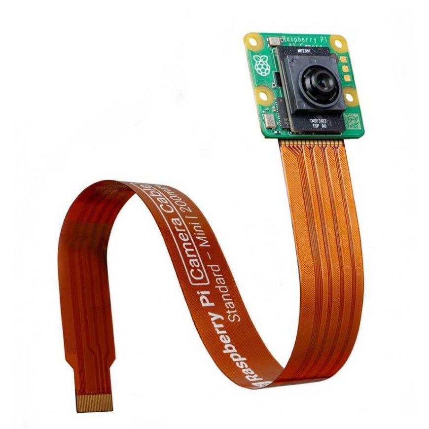 Raspberry Pi AI Camera 12MPx – originali Raspberry Pi kamera su išmaniuoju IMX500 regėjimo jutikliu – 3