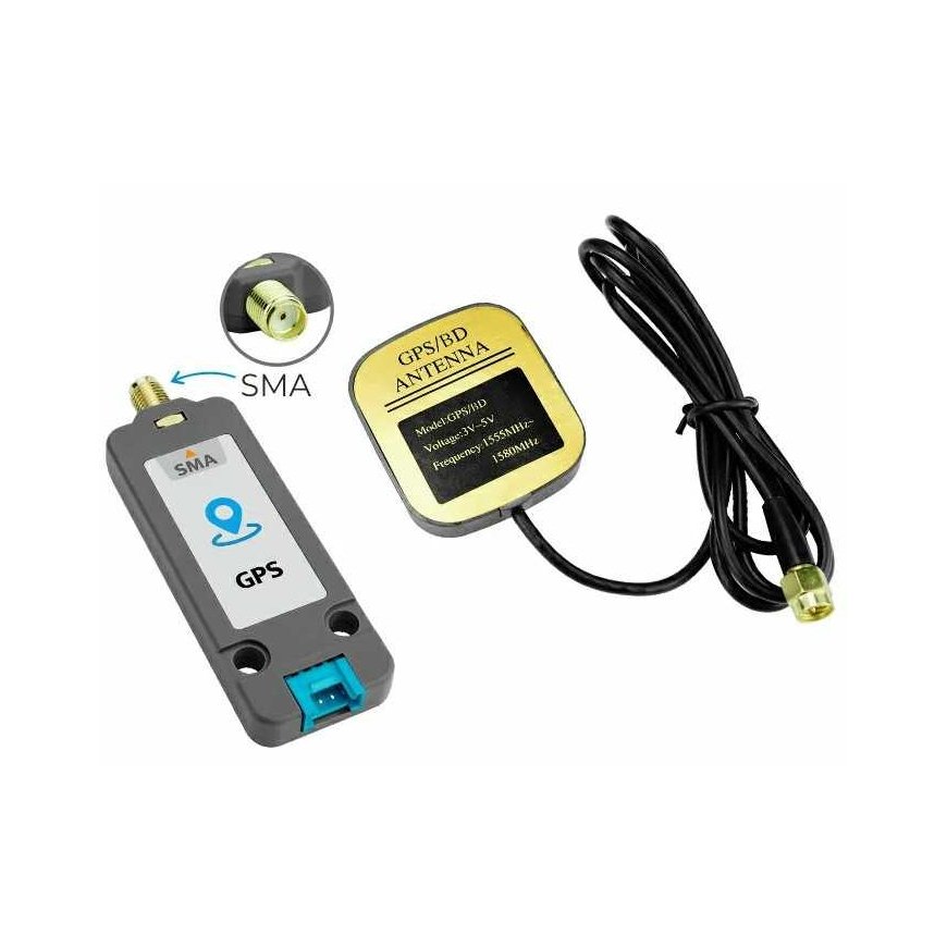 GPS/BDS-laite SMA-antennilla – AT6668 – Laitteen laajennusmoduuli – M5Stack U190 – 3