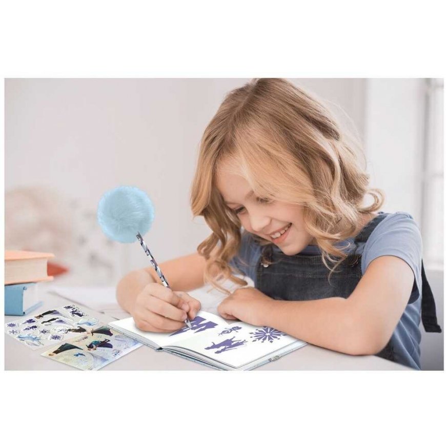 Lexibook - Frozen Electronic Secret Diary valolla ja tarvikkeilla (tarrat, kynä, värikynä) (SD30FZ) – 5