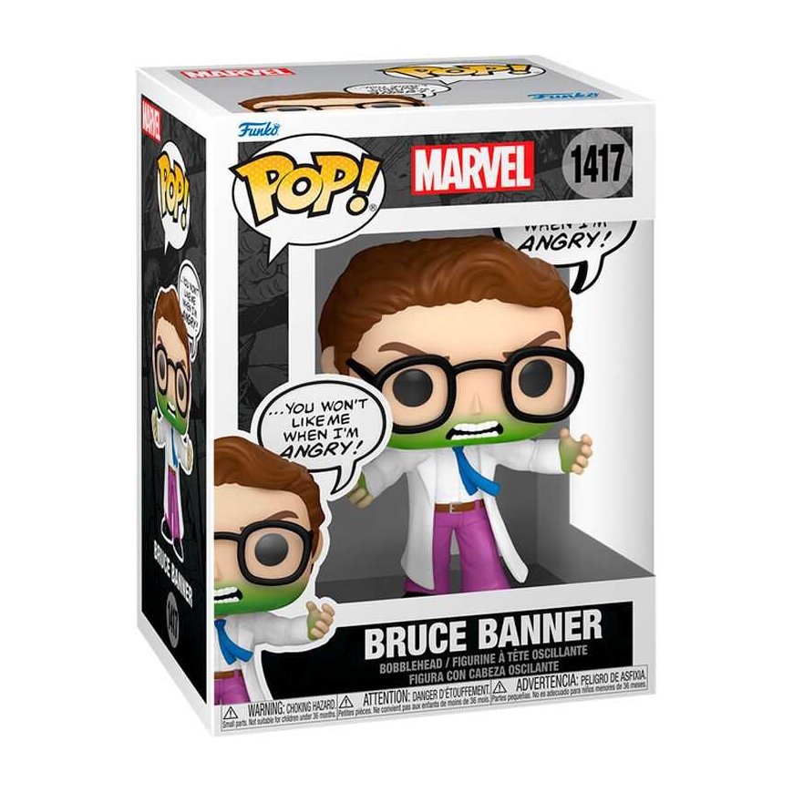 FUNKO POP! Vinilinė figūrėlė: Marvel - Bruce Banner (Hulk)