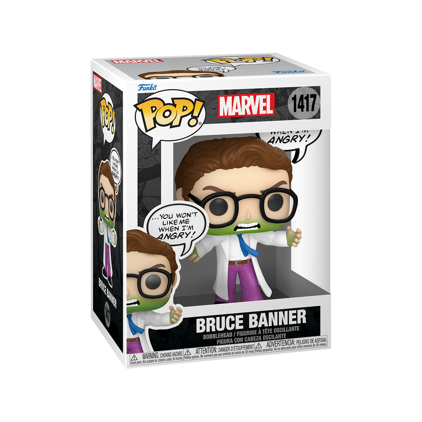 FUNKO POP! Vinyl Figure: Marvel - Bruce Banner (Hulk) – 2