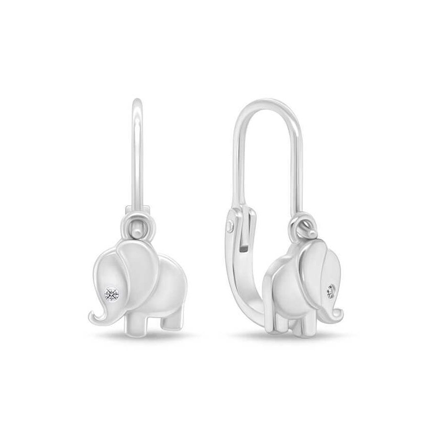 Brilio Silver Brilio Silver Playful silver Elephant earrings EA185W – 3
