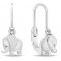 Brilio Silver Brilio Silver Playful silver Elephant earrings EA185W