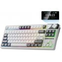 Royal Kludge S85 RGB White Night wireless keyboard | 80% TKL, Hot-swap, Cloud switches, US