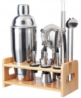 Klausberg bartender set, stainless steel, 15 pieces