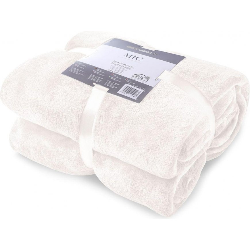 DecoKing Blanket MIK, color yellow, calm, classic style, material - textile, microfiber, ... – 5