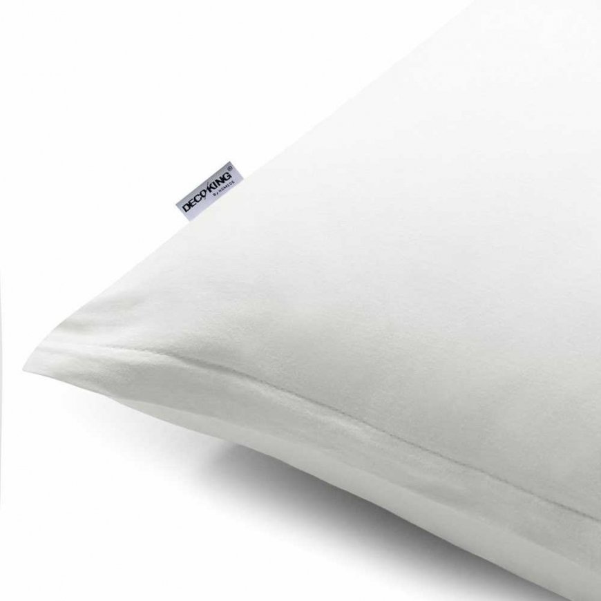 DecoKing Koristeellinen tyynyliina AMBER väri valkoinen tyyli klassinen materiaalityyppi - tekstiilineule 40x145 – 4