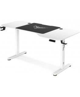 Diablo Chairs Diablo X-Tension 1400 White Gaming Table | 1400 x 600 x 1170 mm