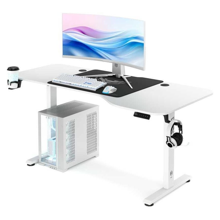 Diablo tuolit Diablo X-Tension 1400 valkoinen pelipöytä | 1400 x 600 x 1170 mm – 2