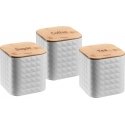 SET OF 3 COFFEE TEA SUGAR KLAUSBERG KB-7485 SET OF 3 COFFEE TEA SUGAR KLAUSBERG KB-7485
