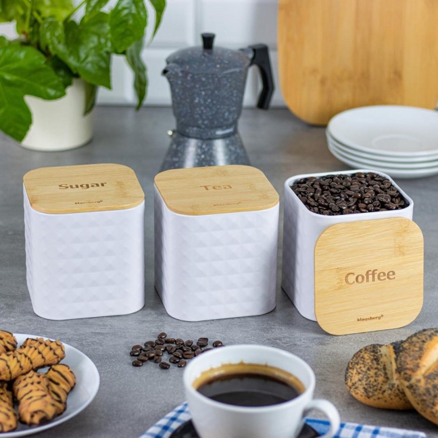 SET OF 3 COFFEE TEA SUGAR KLAUSBERG KB-7485 – 4