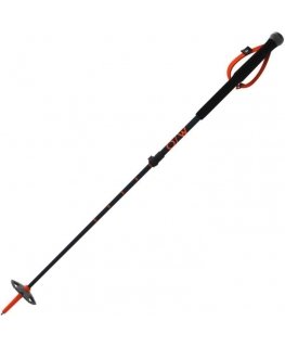 Alpine ski poles One Way TR Vario Junior 80-110 cm black/orange