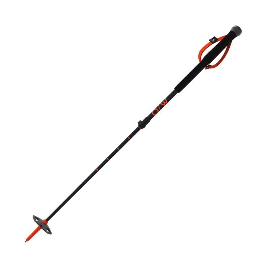 Alpine ski poles One Way TR Vario Junior 80-110 cm black/orange