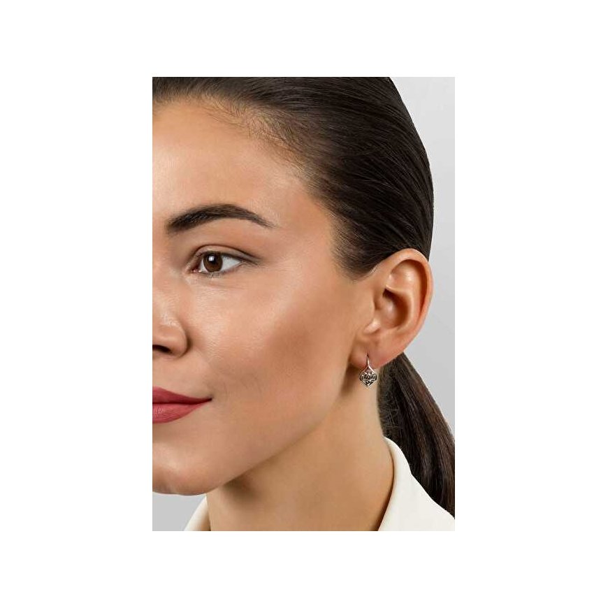 Brilio Silver Beautiful silver dangle earrings EA700W – 3