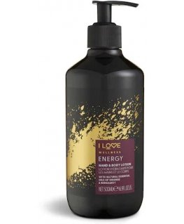 I Love, Wellness Energy, Vegan, Moisturizing & Softening, Orange & Bergamot, Lotion, For Hands & Body, 500 ml