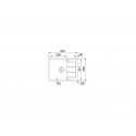 Tectonite sink Franke, Sirius S2D 611-62, Urban gray Tectonite sink Franke, Sirius S2D 611-62, Urban gray