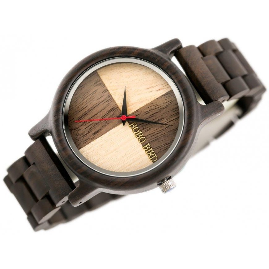 Inny BOBOBIRD WINE WOODEN CLOCK (zx058a) – 2