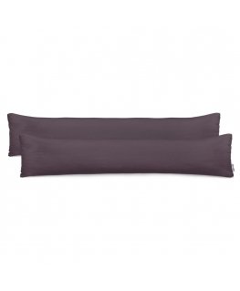 DecoKing Pillowcase CHOCOLATE 40x200*2