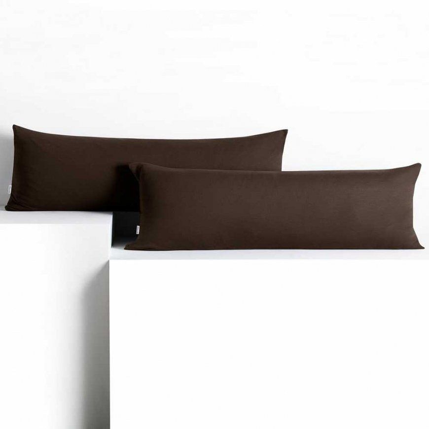 DecoKing Pillowcase CHOCOLATE 40x200*2 – 4