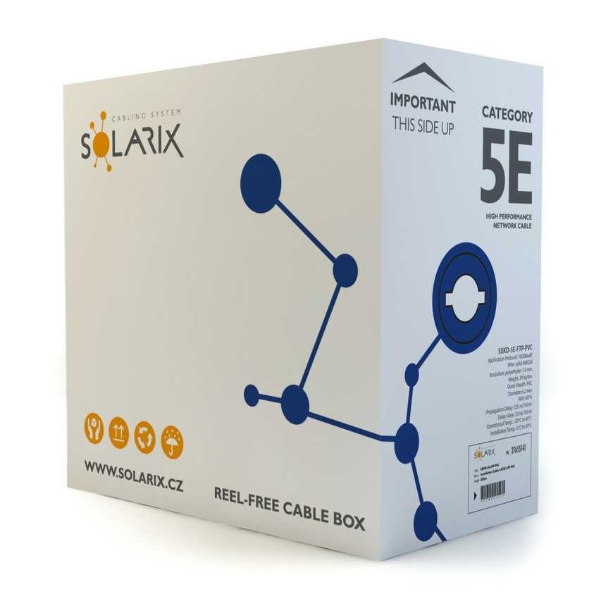 Solarix Cat.5e FTP PVC Harmaa SXKD-5E-FTP-PVC – 3