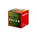 Fischer 567814 ruuviankkuri ja seinätulppa 45 kpl Ruuvi- ja seinäpistokesarja 40 mm Fischer 567814 ruuviankkuri ja seinätulppa 45 kpl Ruuvi- ja seinäpistokesarja 40 mm