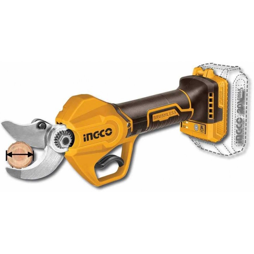 Ingco CSSLI20308 Cordless Secateurs without battery and charger