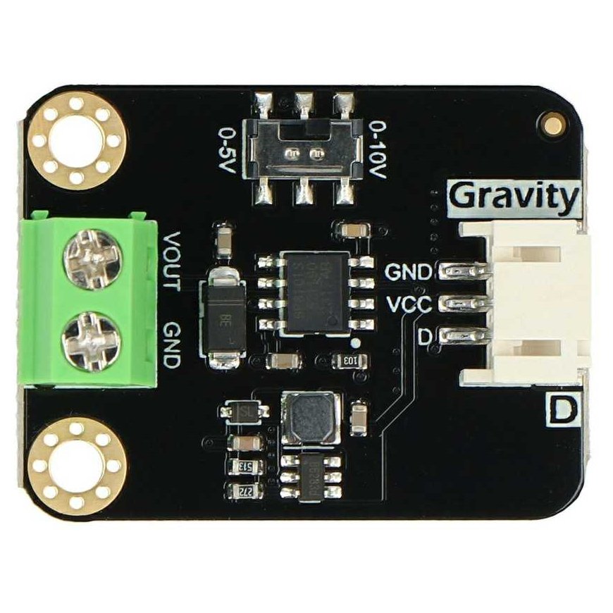 Dfrobot Gravitacija – 1 kanalo skaitmeninis-analoginis keitiklis GP8101S 0-5/10V – PWM DAC – DFR1036 – 2