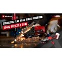 Einhell Cordless Flat Head Angle Grinder TP-AG 18/125 F Li Einhell Cordless Flat Head Angle Grinder TP-AG 18/125 F Li