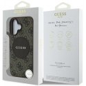Guess 4G Circle Classic Logo MagSafe suojakuori iPhone 16:lle - ruskea Guess 4G Circle Classic Logo MagSafe suojakuori iPhone 16:lle - ruskea