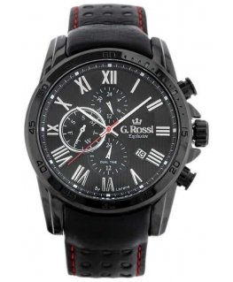 MEN'S WATCH G. ROSSI - E9753A2-1A3 - EXCLUSIVE (zg302b) + box