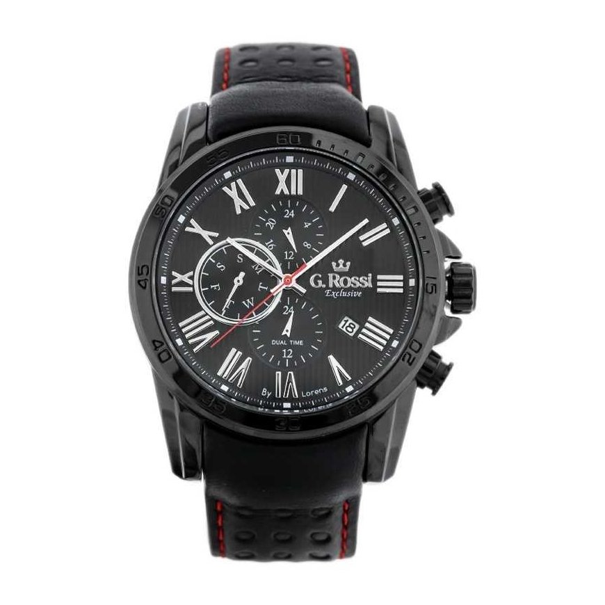 MEN'S WATCH G. ROSSI - E9753A2-1A3 - EXCLUSIVE (zg302b) + box