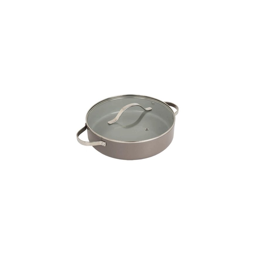 Kastrolis sekls ar vāku MAESTRO MR-4009 (MR-4009-28S) 28 cm 3,9 l Pelēks – 2