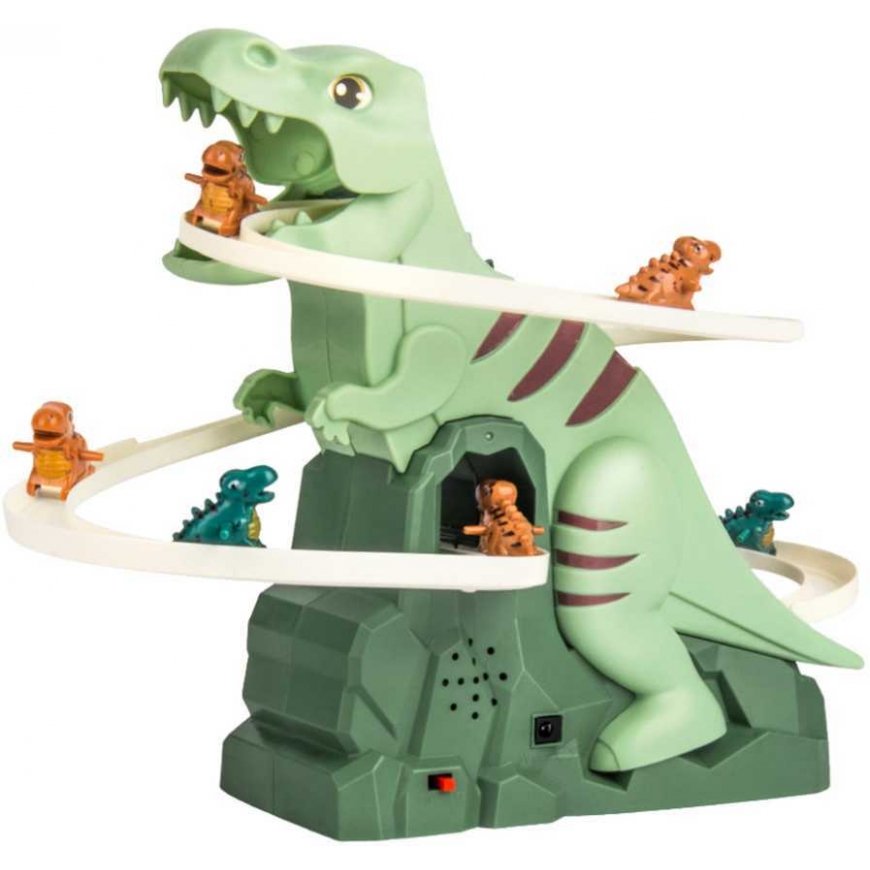 Lean Toys Dinosaur -vuoristorata valoilla ja äänillä – 2