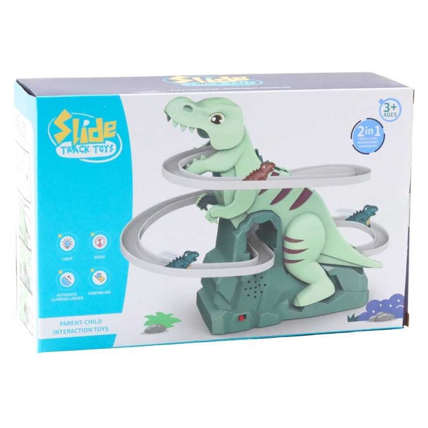 Lean Toys Dinosaur Roller Coaster with Lights and Sounds – 5