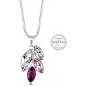 Levien Navette purple crystals pendant Levien Navette purple crystals pendant