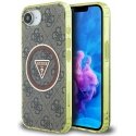 GUESS dėklas, skirtas IPHONE 16e (SE 4 2025), suderinamas su MagSafe GUHMPSE4HG4PRTGW (IML Metal Glitter 4G Circle Triangle) rud GUESS dėklas, skirtas IPHONE 16e (SE 4 2025), suderinamas su MagSafe GUHMPSE4HG4PRTGW (IML Metal Glitter 4G Circle Triangle) rud