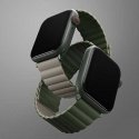 Uniq UNIQ strap Revix Apple Watch Series 4/5/6/7 / SE 44 / 45mm. Flip Magnetic green-dark gray / green-taupe Uniq UNIQ strap Revix Apple Watch Series 4/5/6/7 / SE 44 / 45mm. Flip Magnetic green-dark gray / green-taupe