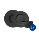 Villeroy & Boch 1042398950 набор обеденной посуды 6 шт Фарфор Черный Villeroy & Boch 1042398950 набор обеденной посуды 6 шт Фарфор Черный