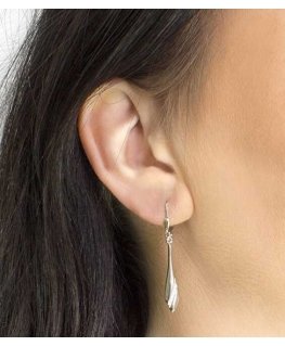 Beneto Fashion silver dangle earrings AGUC1070L