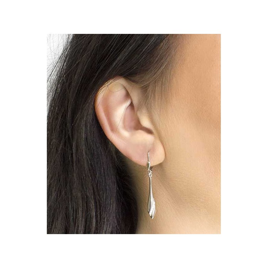 Beneto Fashion silver dangle earrings AGUC1070L