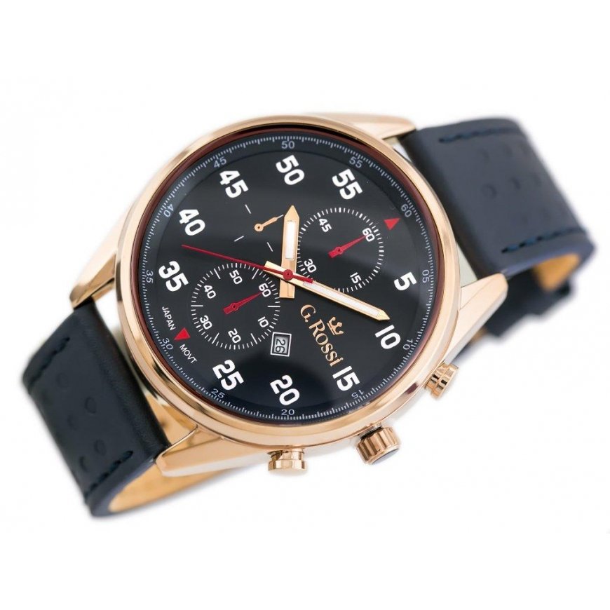 Men's watch G. ROSSI - 7116A (zg215f) + box – 2
