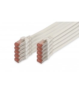 Digitus DK-1644-005-WH-10 tinklo kabelis Balta 0,5 m Cat6 S/FTP (S-STP)