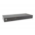 LevelOne KVM-3208 KVM jungiklis Stovo montavimas Juoda