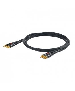 Proel CHLP250LU15 audio cable 1.5 m 2 x RCA Black