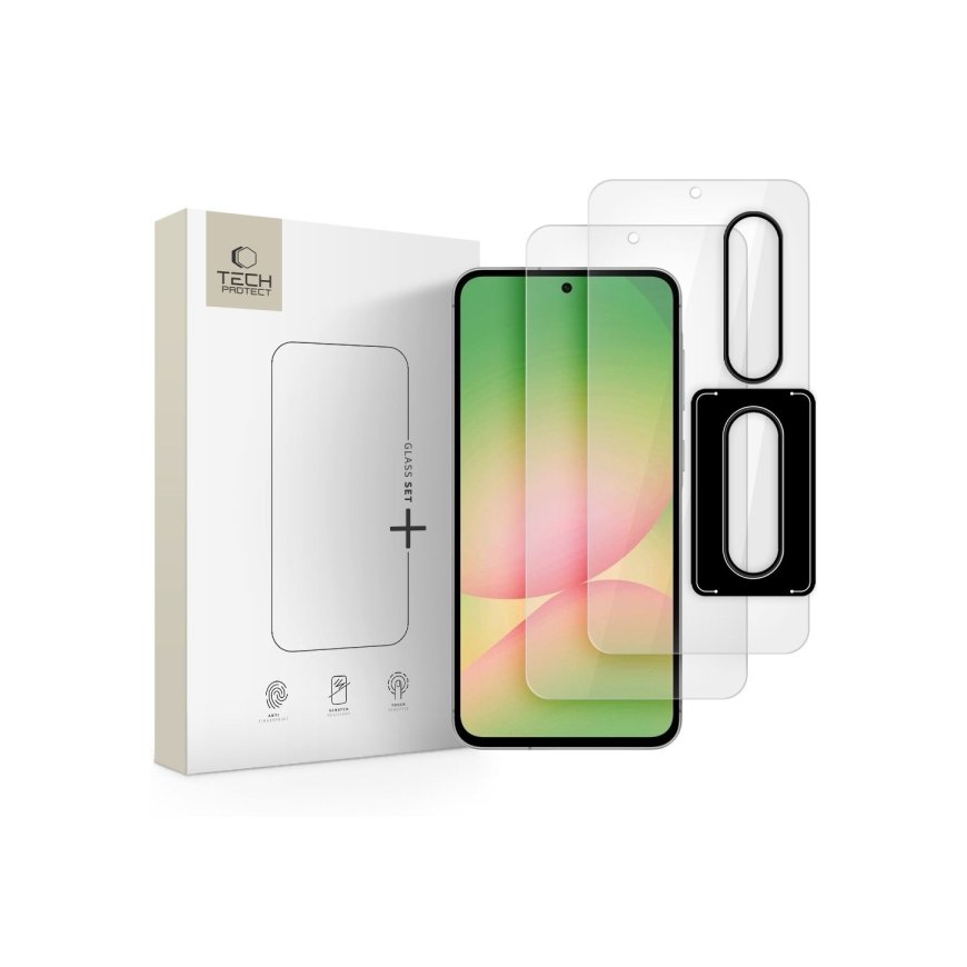 TEMPERED GLASS TECH-PROTECT GLASS SET+ GALAXY A36 | A56 5G CLEAR